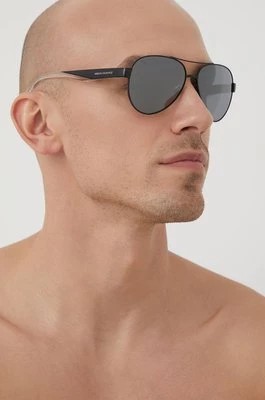 Zdjęcie produktu Armani Exchange okulary przeciwsłoneczne męskie kolor czarny 0AX2034S