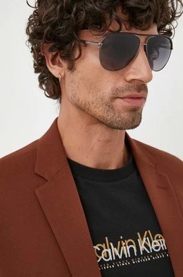Zdjęcie produktu Armani Exchange okulary przeciwsłoneczne męskie kolor czarny 0AX2002