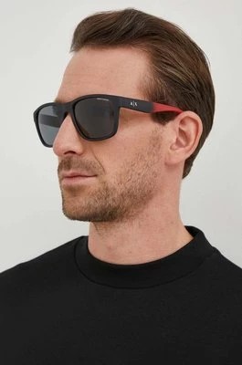 Zdjęcie produktu Armani Exchange okulary przeciwsłoneczne męskie kolor szary 0AX4135S