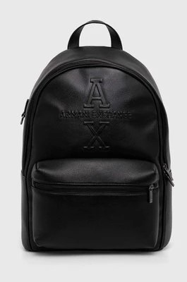 Zdjęcie produktu Armani Exchange plecak męski kolor czarny duży gładki 952689 4F884