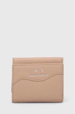 Zdjęcie produktu Armani Exchange portfel damski kolor beżowy 948530 CC783