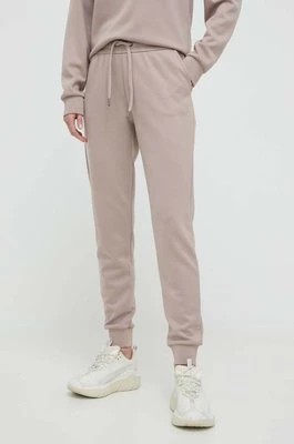 Zdjęcie produktu Armani Exchange spodnie dresowe kolor beżowy gładkie 8NYP97 YJ1GZ