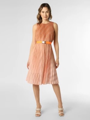 Zdjęcie produktu Armani Exchange Sukienka damska Kobiety Sztuczne włókno pomarańczowy|różowy jednolity,