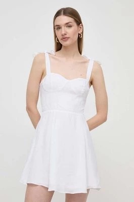 Zdjęcie produktu Armani Exchange sukienka kolor biały mini rozkloszowana 3DYA38 YN9RZ