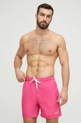 Zdjęcie produktu Armani Exchange szorty kąpielowe kolor różowy
