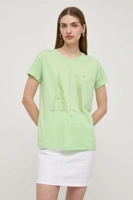 Zdjęcie produktu Armani Exchange t-shirt damski kolor zielony 8NYTHX YJ8XZ