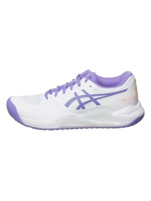 Zdjęcie produktu asics Buty "Dedicate 7 Clay" w kolorze biało-fioletowym do tenisa rozmiar: 39