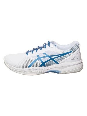 Zdjęcie produktu asics Buty "Game 8" w kolorze biało-turkusowym do tenisa rozmiar: 39