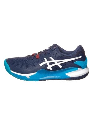 Zdjęcie produktu asics Buty "Resolution 9" w kolorze granatowo-różowym do tenisa rozmiar: 42