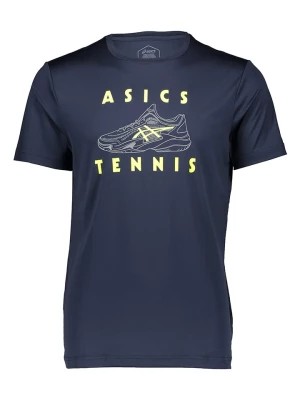 Zdjęcie produktu asics Koszulka tenisowa w kolorze granatowym rozmiar: XL