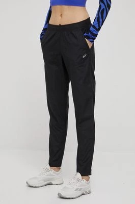 Zdjęcie produktu Asics spodnie do biegania Core damskie kolor czarny gładkie
