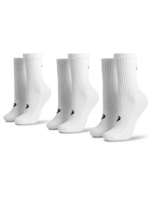 Zdjęcie produktu Asics Zestaw 3 par wysokich skarpet unisex 3PPK Crew Sock 155204 Biały