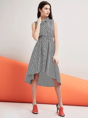 Zdjęcie produktu ASSUILI Sukienka "Ivy" w kolorze czarno-białym rozmiar: 38
