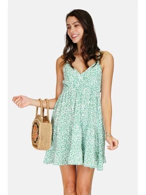 Zdjęcie produktu ASSUILI Sukienka w kolorze biało-zielonym rozmiar: 36