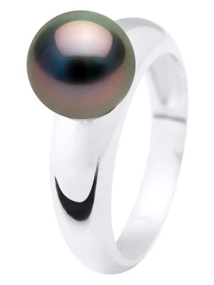 Zdjęcie produktu ATELIERS SAINT GERMAIN Srebrny pierścionek z perłami Tahiti rozmiar: 50