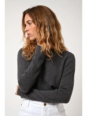 Zdjęcie produktu AUTHENTIC CASHMERE Kaszmirowy sweter "Criou" w kolorze antracytowym rozmiar: XXL