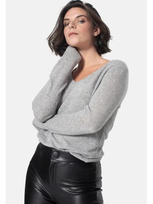 Zdjęcie produktu AUTHENTIC CASHMERE Kaszmirowy sweter "Galise" w kolorze szarym rozmiar: XXL