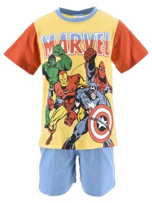 Zdjęcie produktu Avengers Piżama "Avengers" w kolorze błękitno-żółtym rozmiar: 104