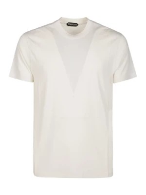 Zdjęcie produktu Aw100 Ecru T-Shirt - Stylowy i Wygodny Tom Ford