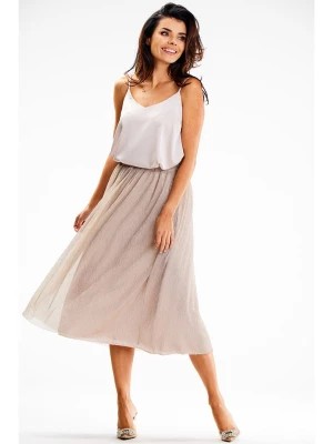 Zdjęcie produktu Awama Spódnica w kolorze beżowym rozmiar: L/XL