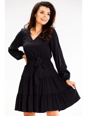 Zdjęcie produktu Awama Sukienka w kolorze czarnym rozmiar: L