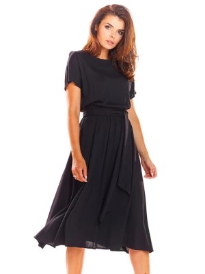 Zdjęcie produktu Awama Sukienka w kolorze czarnym rozmiar: XL