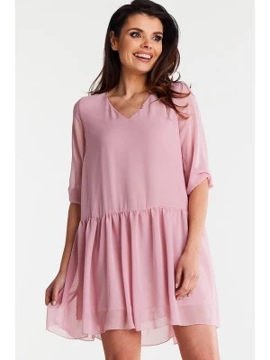 Zdjęcie produktu Awama Sukienka w kolorze jasnoróżowym rozmiar: L/XL