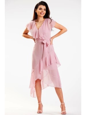 Zdjęcie produktu Awama Sukienka w kolorze jasnoróżowym rozmiar: S