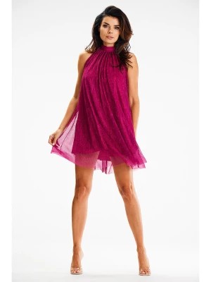 Zdjęcie produktu Awama Sukienka w kolorze różowym rozmiar: L/XL