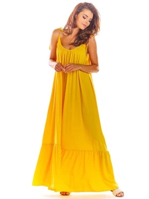 Zdjęcie produktu Awama Sukienka w kolorze żółtym rozmiar: onesize