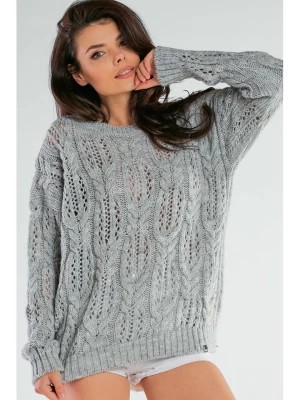 Zdjęcie produktu Awama Sweter w kolorze szarym rozmiar: onesize