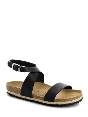Zdjęcie produktu BACKSUN Skórzane sandały "Ferrenafe" w kolorze czarnym rozmiar: 36