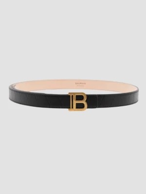 Zdjęcie produktu BALMAIN Czarny damski pasek B-belt