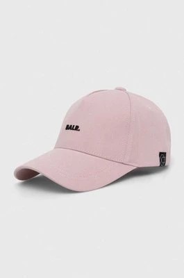Zdjęcie produktu BALR. czapka z daszkiem bawełniana kolor różowy z aplikacją B6110 1061