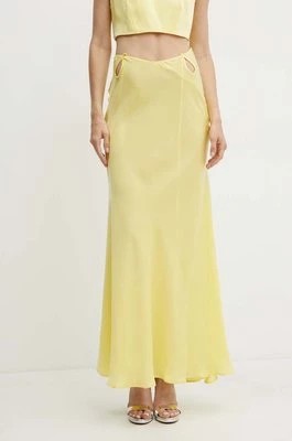 Zdjęcie produktu Bardot spódnica MARLI kolor żółty maxi rozkloszowana 59413SB