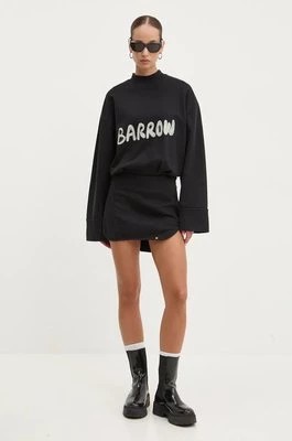 Zdjęcie produktu Barrow sukienka bawełniana kolor czarny mini oversize F4BWWODR106