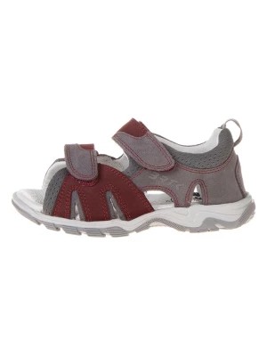 Zdjęcie produktu Bartek Skórzane sandały "Bartek" w kolorze szaro-bordowym rozmiar: 28