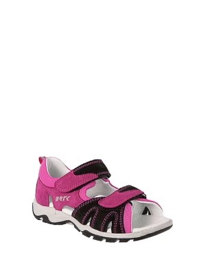 Zdjęcie produktu Bartek Skórzane sandały w kolorze różowo-czarnym rozmiar: 28