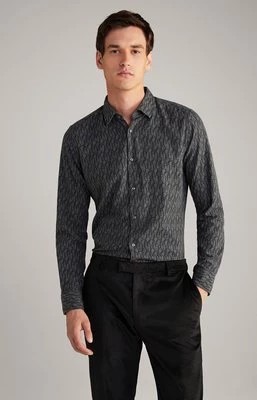 Zdjęcie produktu Bawełniana koszula Pit w kolorze ciemnoszarym, ze wzorem Joop