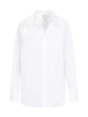 Zdjęcie produktu Bawełniana Koszula w Białym Optycznym Valentino