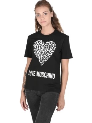Zdjęcie produktu Bawełniana koszulka z logo Love Moschino