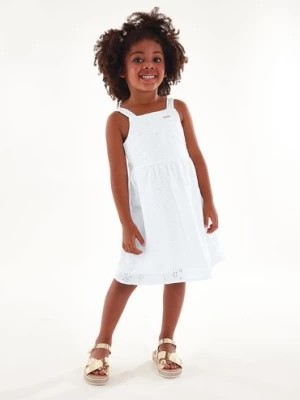 Zdjęcie produktu Bawełniana sukienka dziewczęca na ramiączkach z ozdobnym wiązaniem na plecach Up Baby
