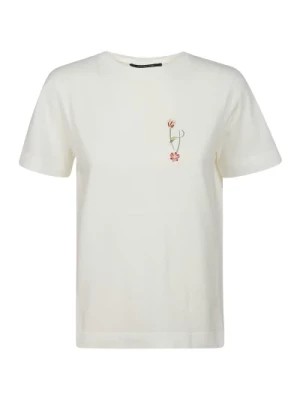 Zdjęcie produktu Bawełniana T-shirt z krótkim rękawem z nadrukiem na przodzie Hand Picked