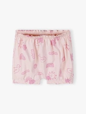 Zdjęcie produktu Bawełniane szorty we wzory dla niemowlaka - różowe 5.10.15.