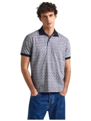 Zdjęcie produktu Bawełniany Polo Shirt z nadrukiem all over Pepe Jeans