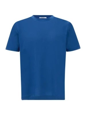 Zdjęcie produktu Bawełniany T-shirt, Kobaltowy, O-neck Kangra