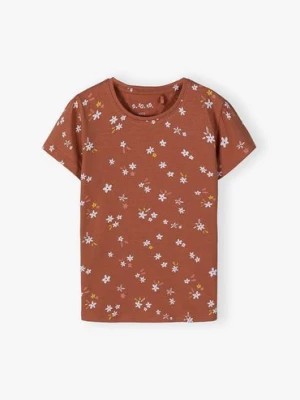 Zdjęcie produktu Bawełniany T-shirt we wzorki dla dziewczynki 5.10.15.