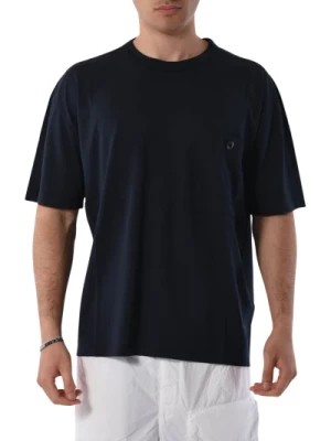 Zdjęcie produktu Bawełniany T-shirt z kieszenią i luźnym krojem Ten C