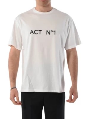 Zdjęcie produktu Bawełniany T-shirt z Logo na Przodzie ACT N°1