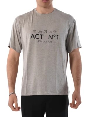 Zdjęcie produktu Bawełniany T-shirt z nadrukiem ACT N°1